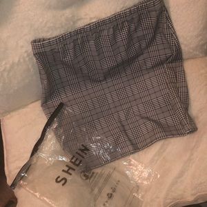 Plaid skirt from SHEIN